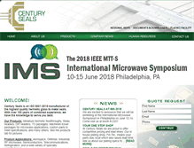 Tablet Screenshot of centuryseals.com